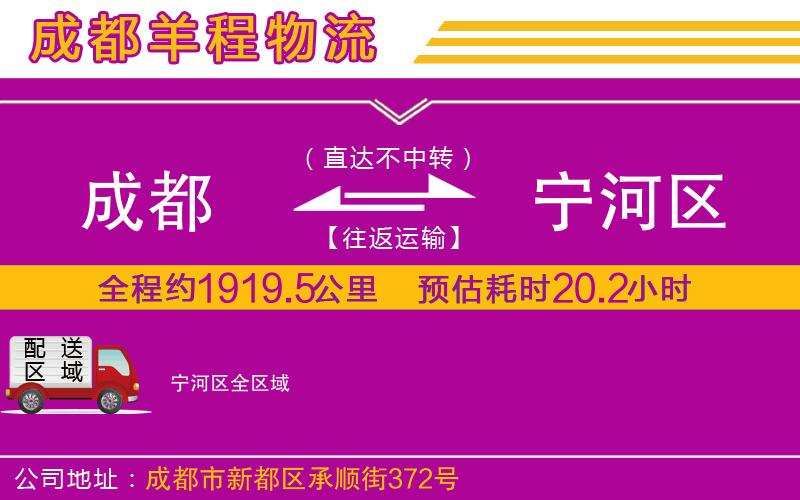 成都到寧河區(qū)物流公司