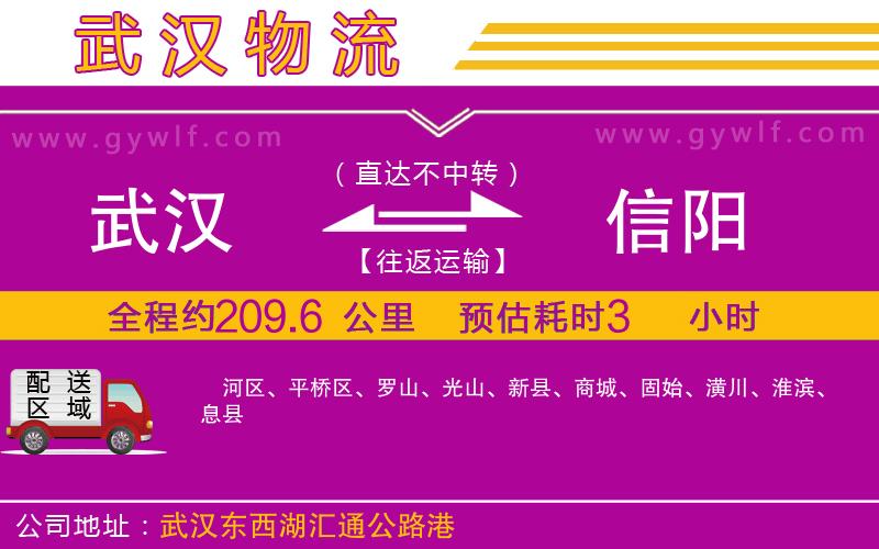 武漢到信陽(yáng)物流公司