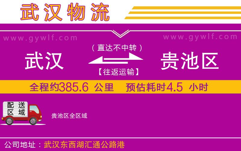 武漢到貴池區(qū)物流公司