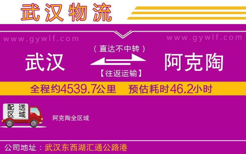 武漢到阿克陶貨運(yùn)公司