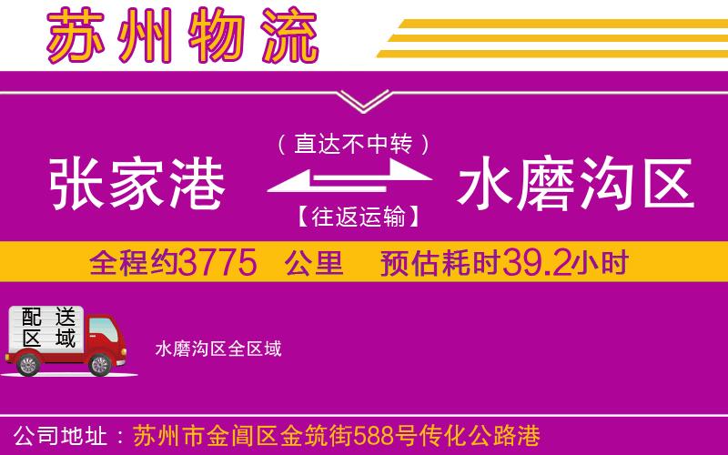 張家港到水磨溝區(qū)物流公司