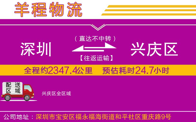 深圳到興慶區(qū)物流專線