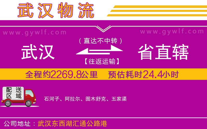 武漢到省直轄物流公司