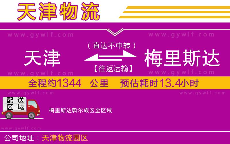 天津到梅里斯達(dá)斡爾族區(qū)物流公司