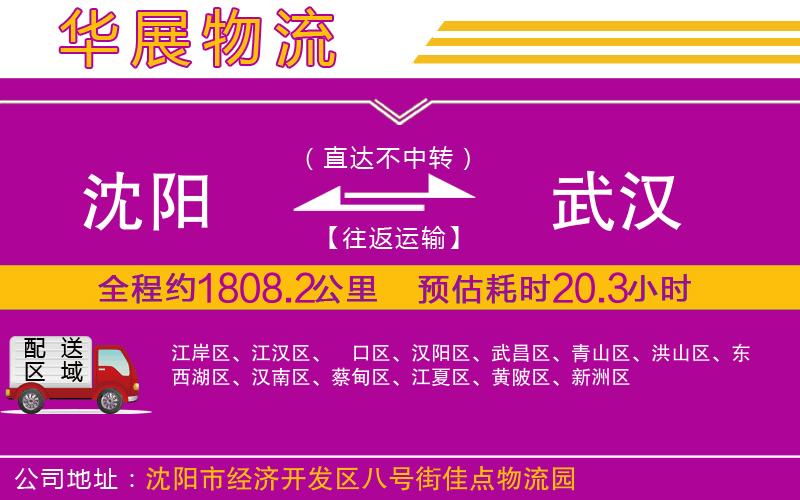 沈陽(yáng)到武漢物流公司 沈陽(yáng)到武漢物流公司