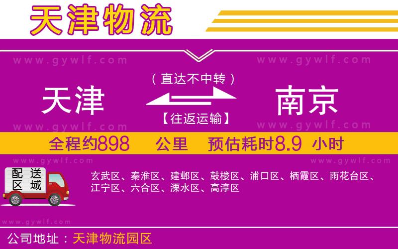 天津到南京物流公司