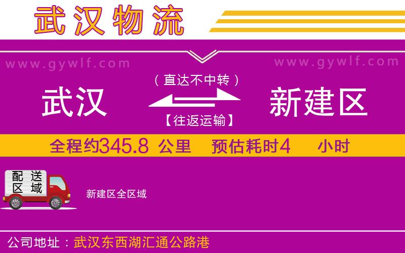 武漢到新建區(qū)物流公司