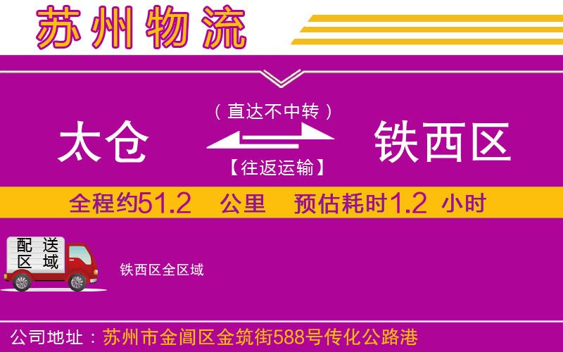 太倉到鐵西區(qū)物流公司