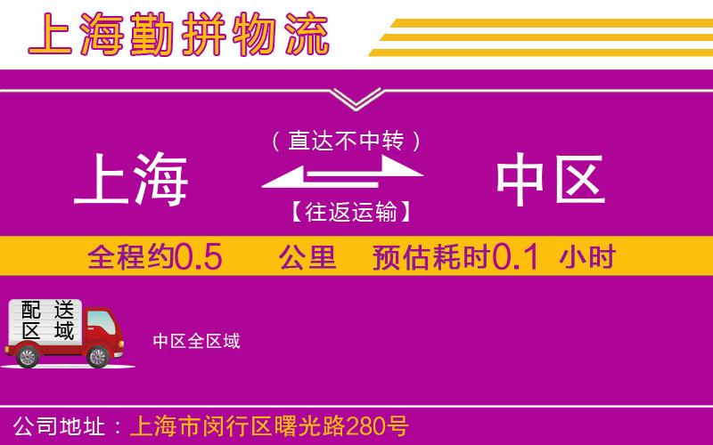 上海到中區(qū)物流專(zhuān)線