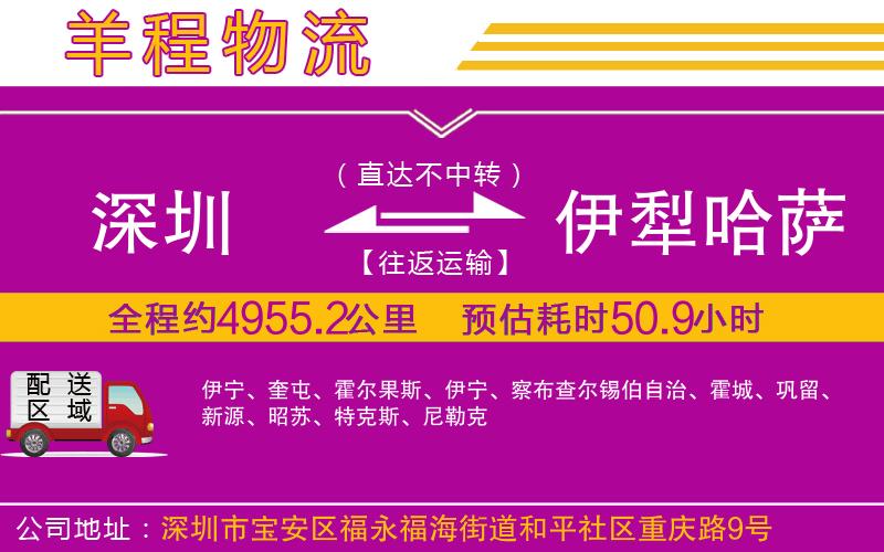 深圳到伊犁哈薩克自治州貨運(yùn)公司