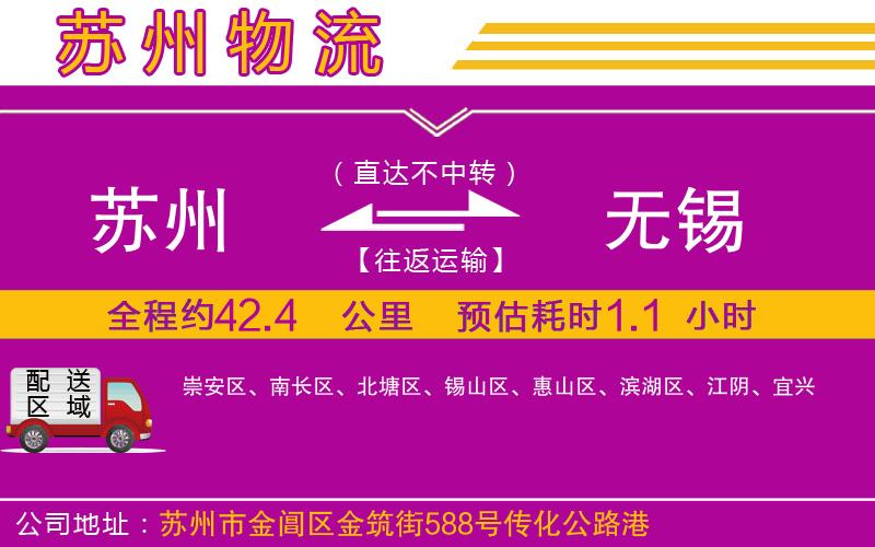 蘇州到無(wú)錫物流公司