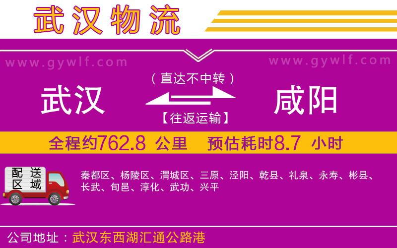 武漢到咸陽物流公司