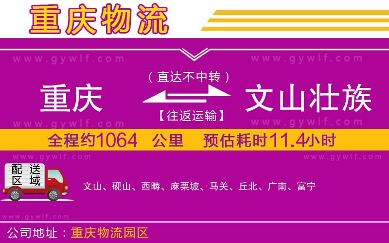 重慶到文山壯族苗族自治州物流公司 重慶到文山壯族苗族自治州物流公司