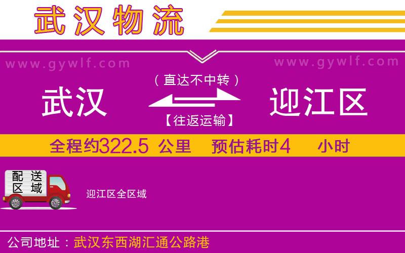 武漢到迎江區(qū)物流公司
