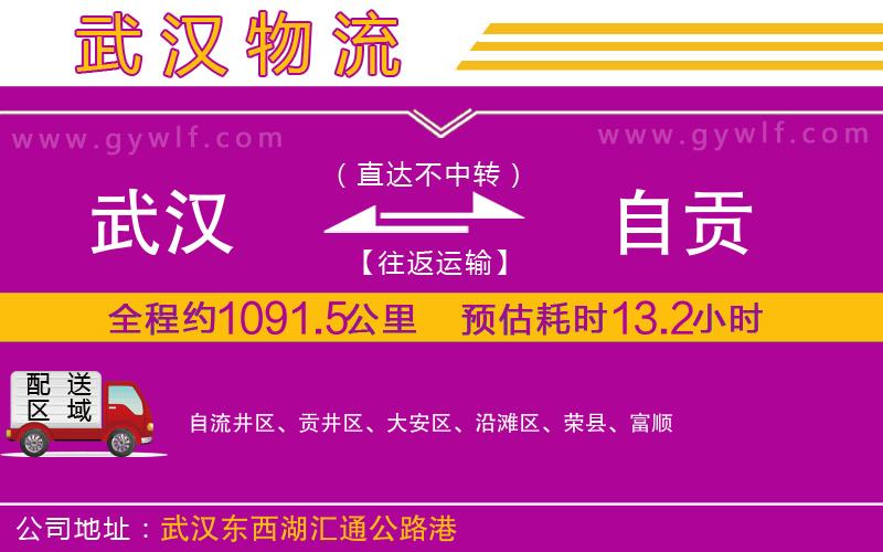 武漢到自貢物流公司