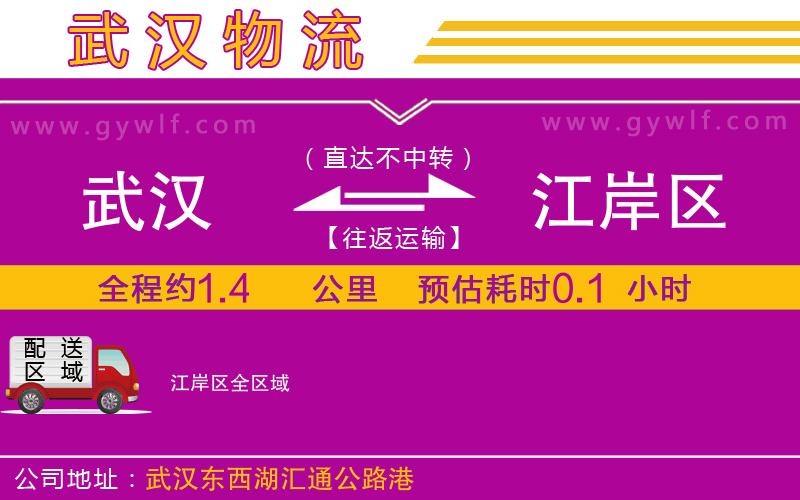 武漢到江岸區(qū)物流公司 武漢到江岸區(qū)物流公司