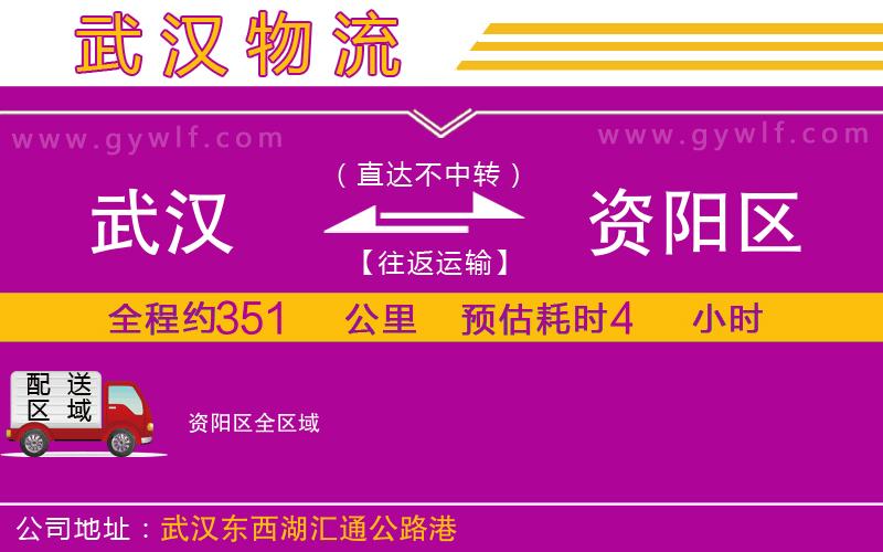 武漢到資陽區(qū)物流專線