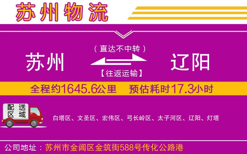 蘇州到遼陽貨運(yùn)公司