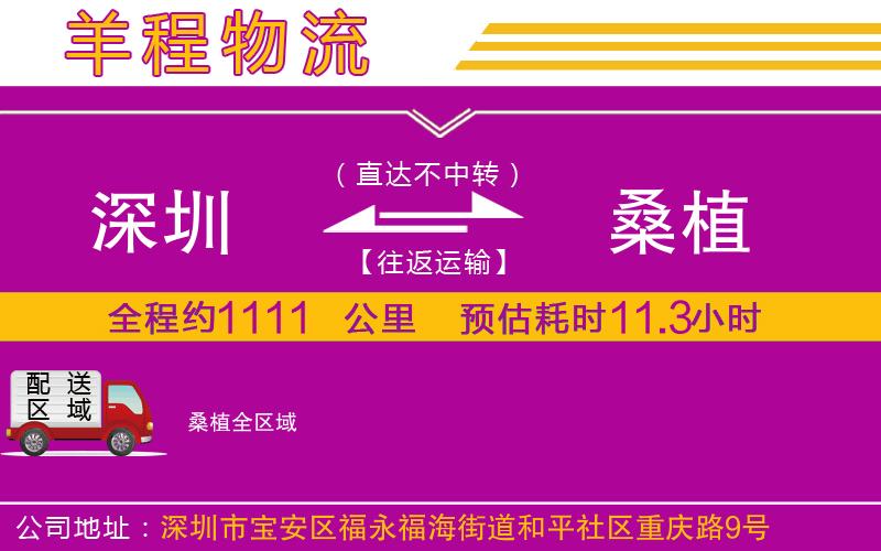 深圳到桑植貨運(yùn)公司