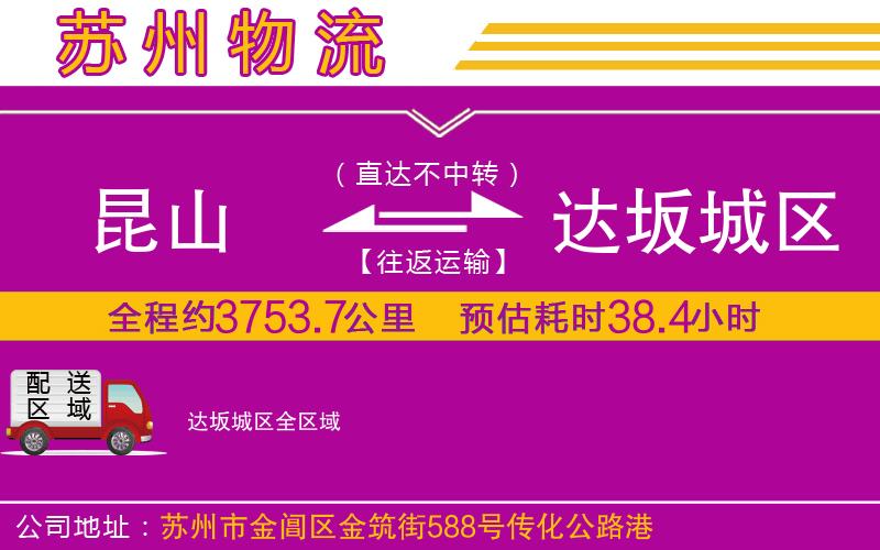 昆山到達坂城區(qū)物流公司
