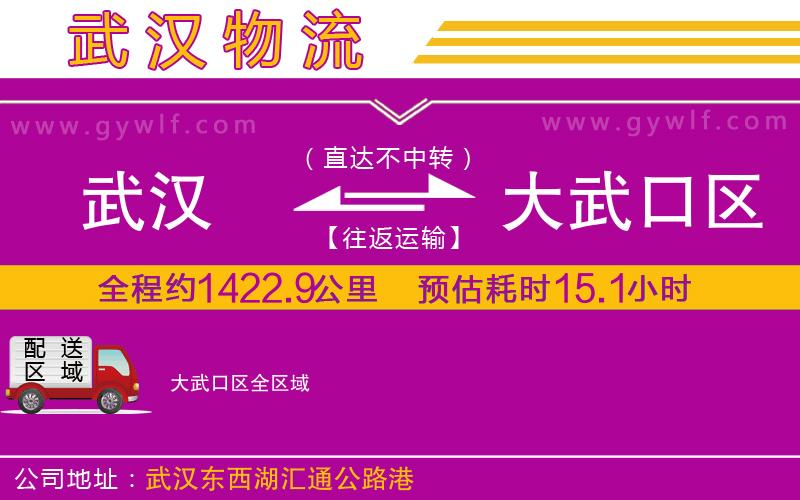 武漢到大武口區(qū)貨運(yùn)公司