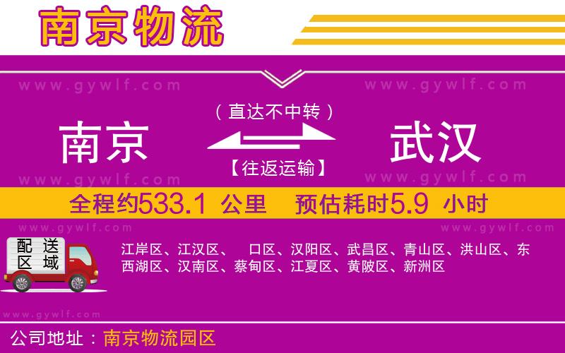 南京到武漢物流公司