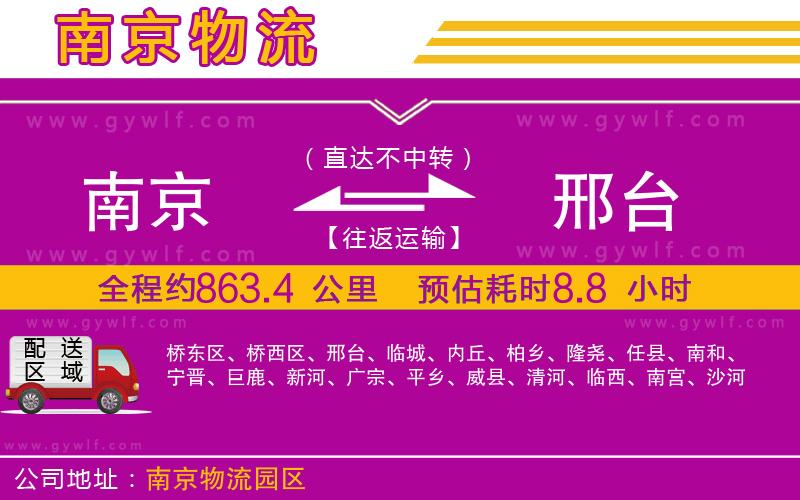南京到邢臺(tái)物流公司