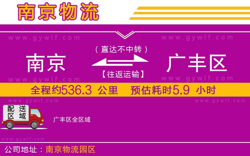 南京到廣豐區(qū)物流公司 南京到廣豐區(qū)物流公司