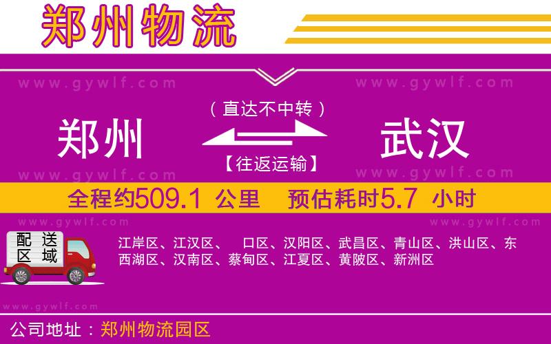 鄭州到武漢物流公司