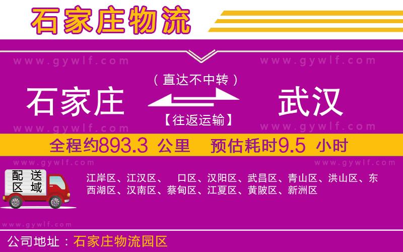 石家莊到武漢物流公司