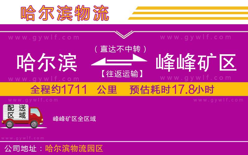 哈爾濱到峰峰礦區(qū)物流公司 哈爾濱到峰峰礦區(qū)物流公司