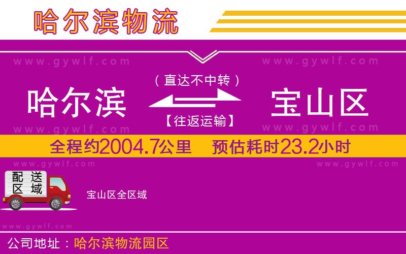 哈爾濱到寶山區(qū)物流公司 哈爾濱到寶山區(qū)物流公司
