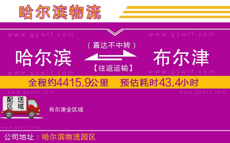 哈爾濱到布爾津物流公司