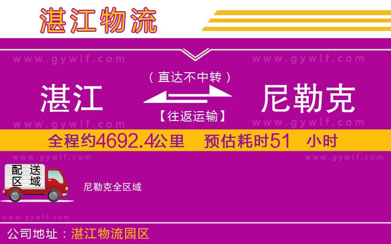 湛江到尼勒克物流公司