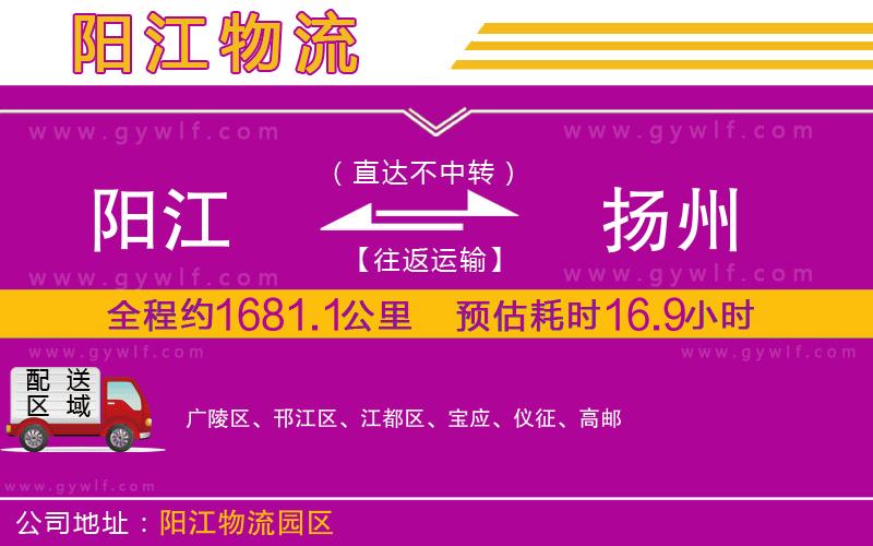 陽(yáng)江到揚(yáng)州物流公司