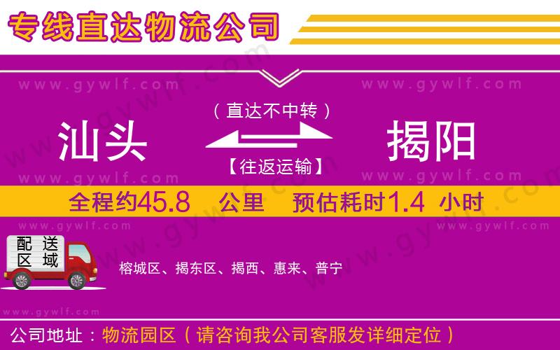 汕頭到揭陽(yáng)物流公司