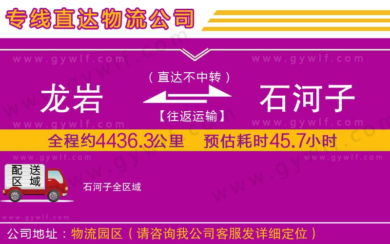 龍巖到石河子物流公司 龍巖到石河子物流公司