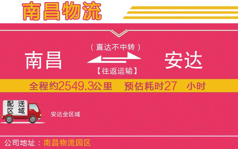 南昌到安達物流公司