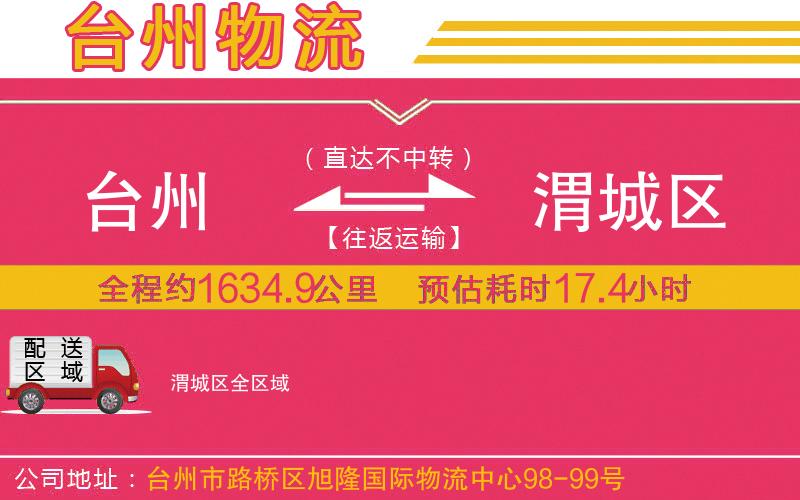 臺(tái)州到渭城區(qū)物流公司