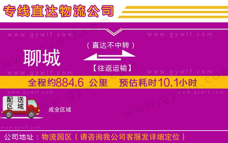 聊城到成物流公司