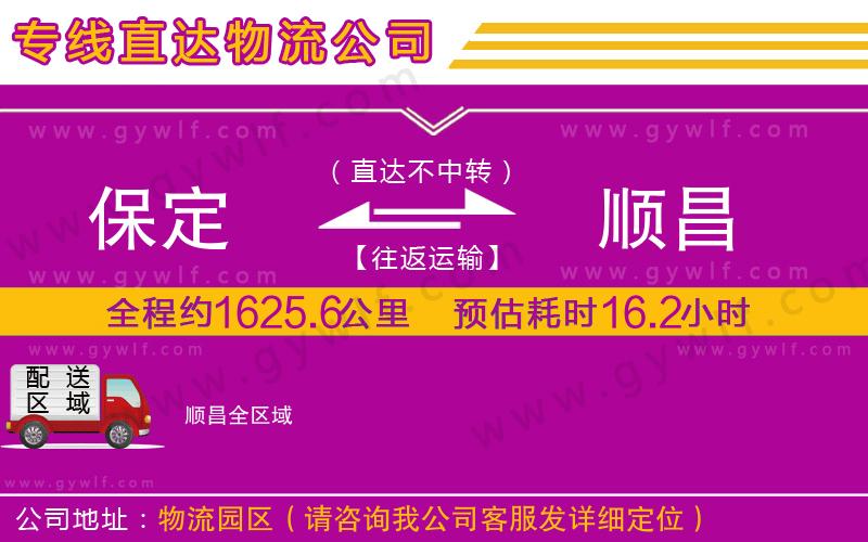 保定到順昌物流公司 保定到順昌物流公司