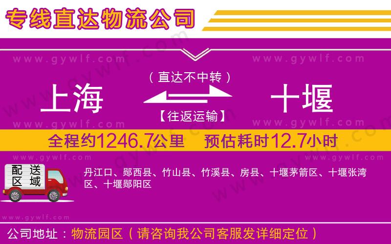 上海到十堰貨運公司 上海到十堰貨運公司