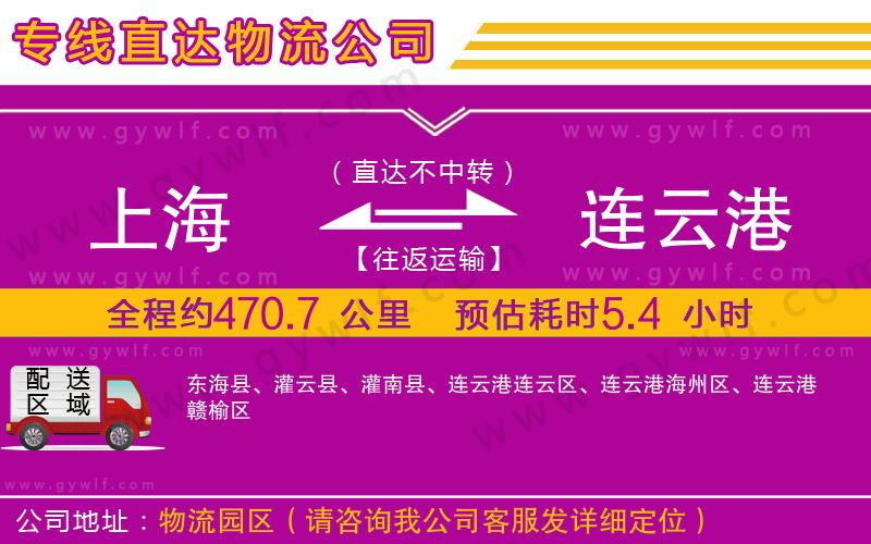 上海到連云港貨運公司 上海到連云港貨運公司