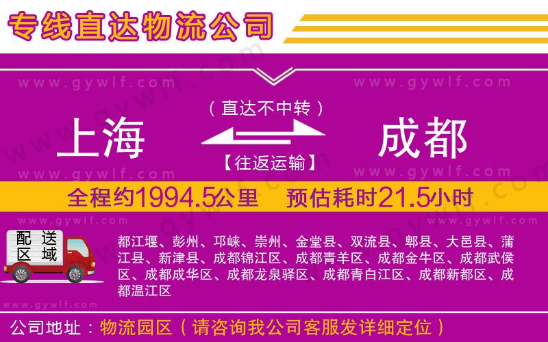 上海到成都貨運(yùn)公司 上海到成都貨運(yùn)公司
