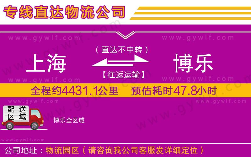 上海到博樂物流專線