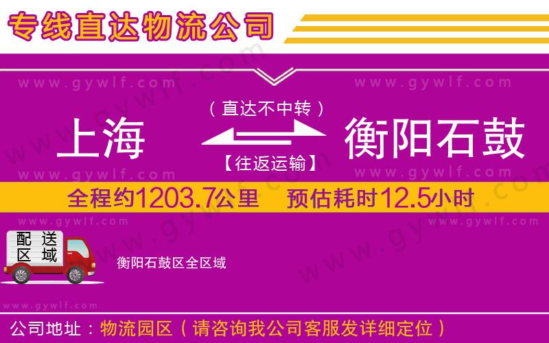 上海到衡陽石鼓區(qū)貨運專線