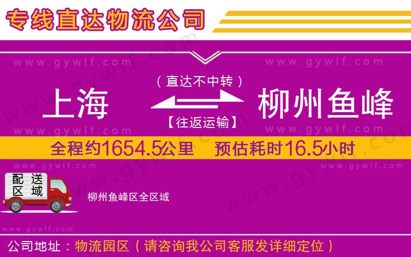上海到柳州魚(yú)峰區(qū)貨運(yùn)專(zhuān)線