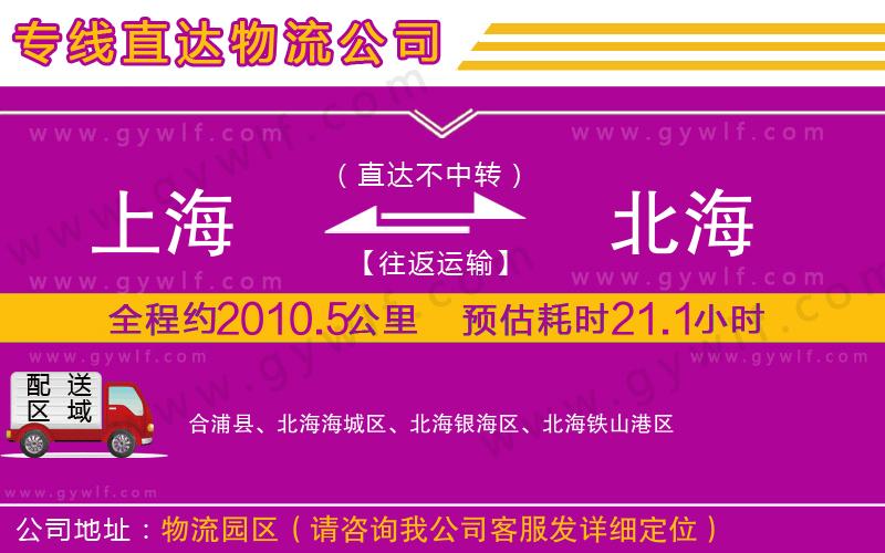 上海到北海貨運公司 上海到北海貨運公司