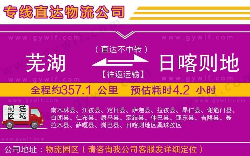 蕪湖到日喀則地區(qū)物流公司