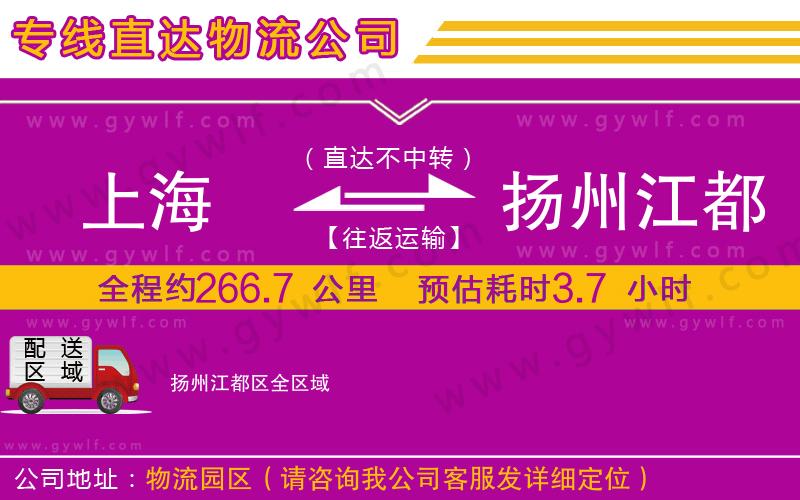 上海到揚州江都區(qū)貨運公司 上海到揚州江都區(qū)貨運公司